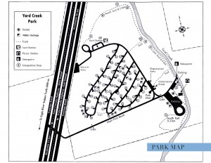 yard creek Map Brochure Back