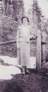 Mary Finucane taught school at Craigellachie and Solsqua. Photo 1934