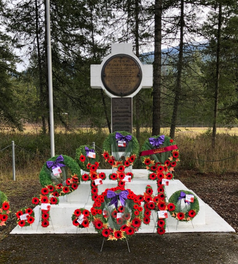 Remembrance Day Service at Malakwa Cenotaph